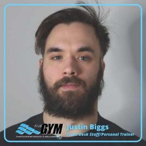 Justin Biggs, Certified Personal Trainer, Front Desk Staff